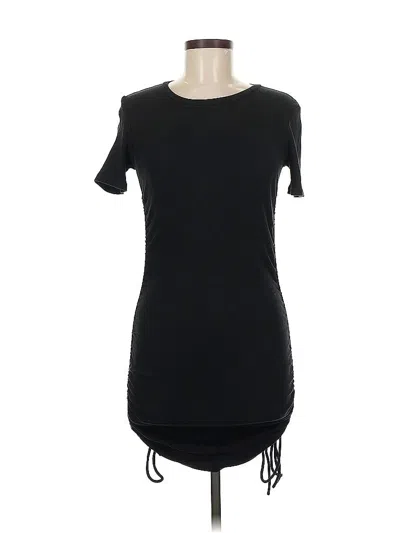Pre-owned Zara Casual Dress In Black