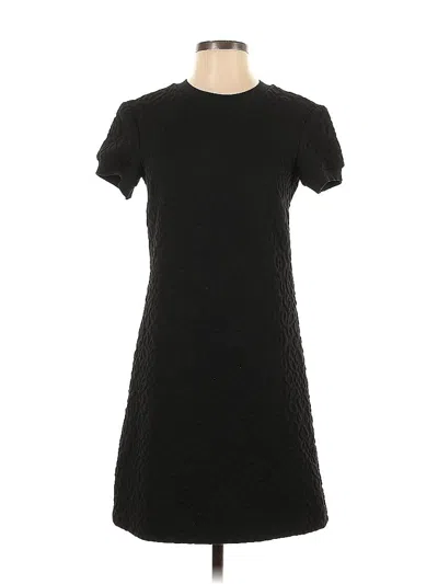Pre-owned Zara Casual Dress In Black