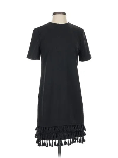 Pre-owned Zara Casual Dress In Black