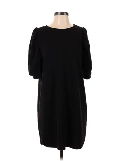 Pre-owned Zara Casual Dress In Black
