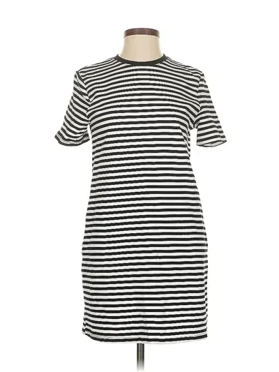 Pre-owned Zara Casual Dress In Black