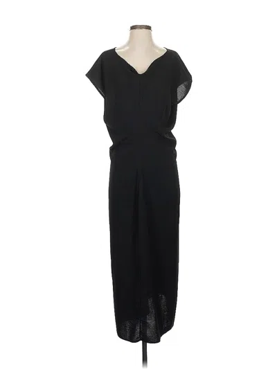 Pre-owned Zara Casual Dress In Black