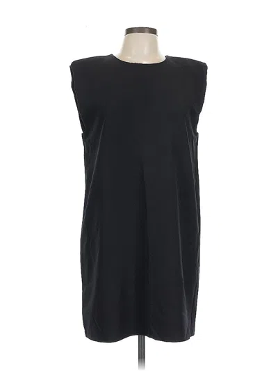 Pre-owned Zara Casual Dress In Black