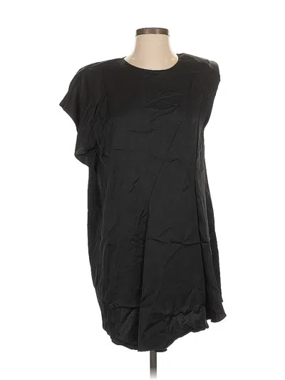 Pre-owned Zara Casual Dress In Black
