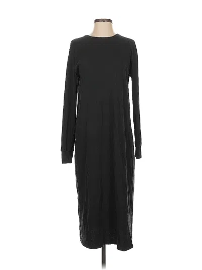Pre-owned Zara Casual Dress In Black