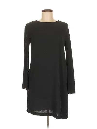 Pre-owned Zara Casual Dress In Black
