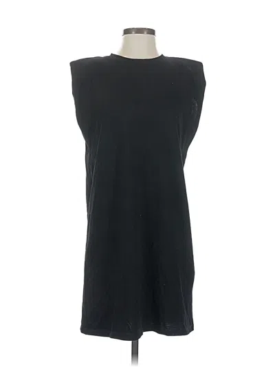 Pre-owned Zara Casual Dress In Black