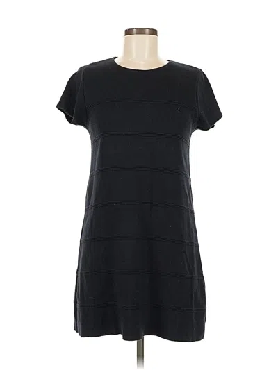 Pre-owned Zara Casual Dress In Black