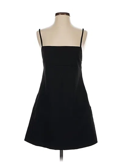 Pre-owned Zara Casual Dress In Black