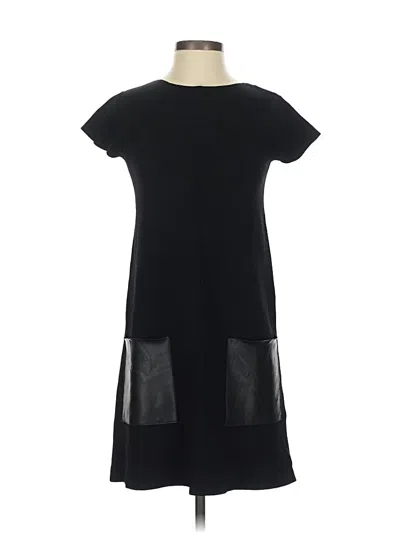 Pre-owned Zara Casual Dress In Black