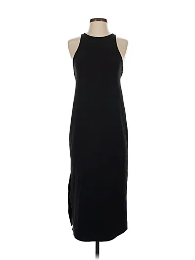 Pre-owned Zara Casual Dress In Black