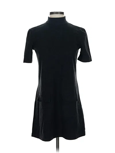 Pre-owned Zara Casual Dress In Black