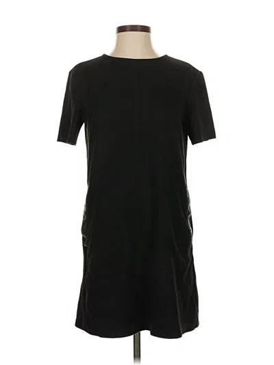 Pre-owned Zara Casual Dress In Black