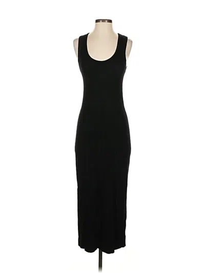 Pre-owned Zara Casual Dress In Black