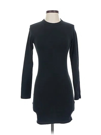 Pre-owned Zara Casual Dress In Black