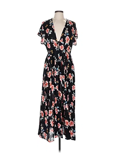 Pre-owned Zara Casual Dress In Black