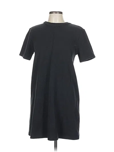Pre-owned Zara Casual Dress In Black