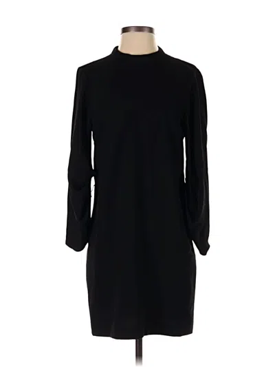 Pre-owned Zara Casual Dress In Black