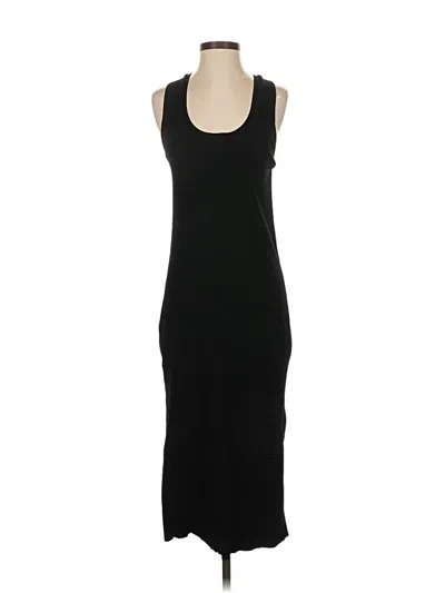 Pre-owned Zara Casual Dress In Black
