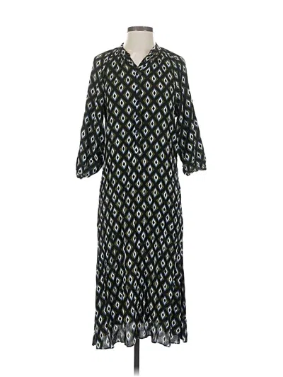 Pre-owned Zara Casual Dress In Black