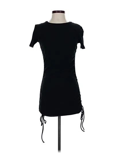 Pre-owned Zara Casual Dress In Black