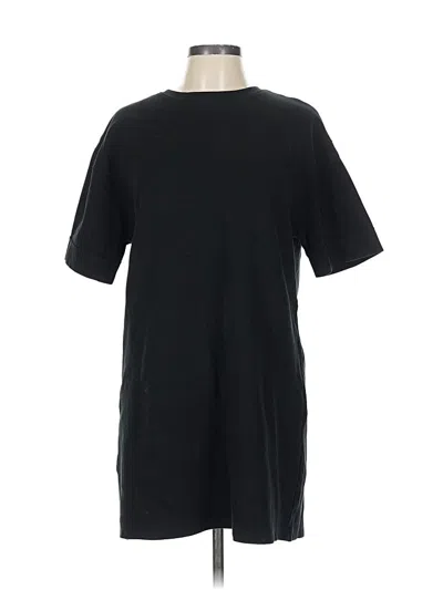 Pre-owned Zara Casual Dress In Black