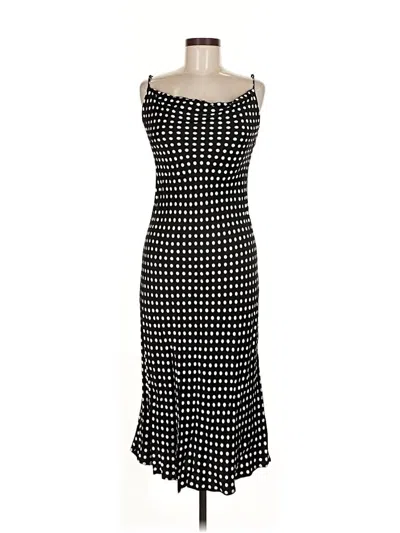 Pre-owned Zara Casual Dress In Black