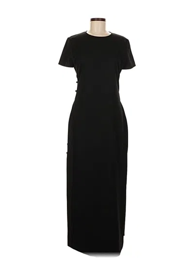 Pre-owned Zara Casual Dress In Black