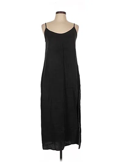 Pre-owned Zara Casual Dress In Black