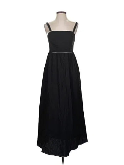 Pre-owned Zara Casual Dress In Black