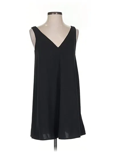 Pre-owned Zara Casual Dress In Black