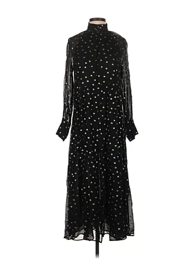 Pre-owned Zara Casual Dress In Black