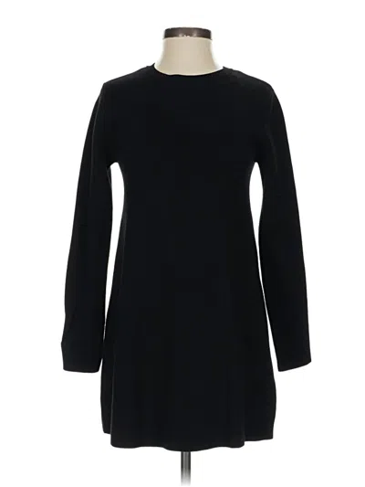 Pre-owned Zara Casual Dress In Black
