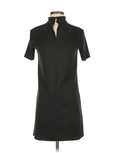Pre-owned Zara Casual Dress In Black