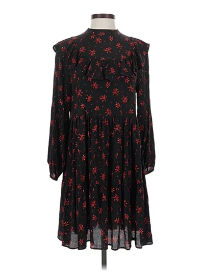 Pre-owned Zara Casual Dress In Black
