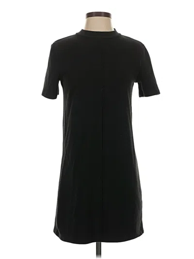 Pre-owned Zara Casual Dress In Black
