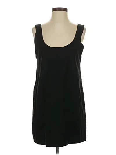 Pre-owned Zara Casual Dress In Black