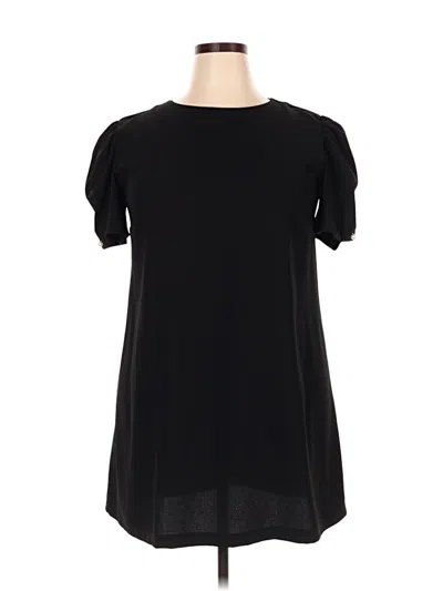 Pre-owned Zara Casual Dress In Black