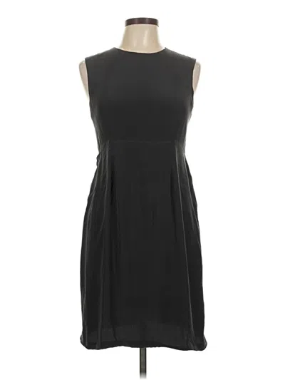 Pre-owned Zara Casual Dress In Black