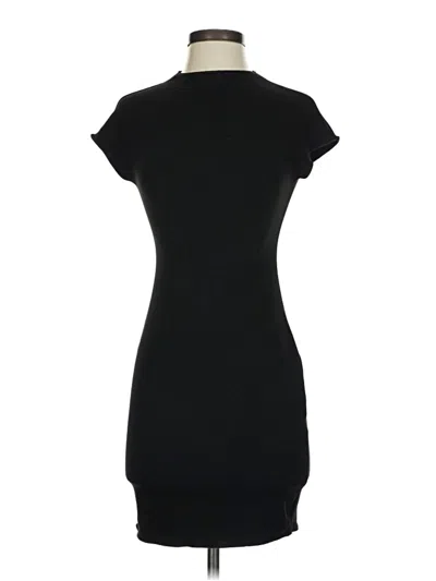 Pre-owned Zara Casual Dress In Black