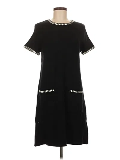 Pre-owned Zara Casual Dress In Black
