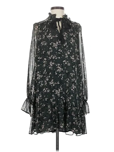 Pre-owned Zara Casual Dress In Black
