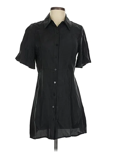 Pre-owned Zara Casual Dress In Black