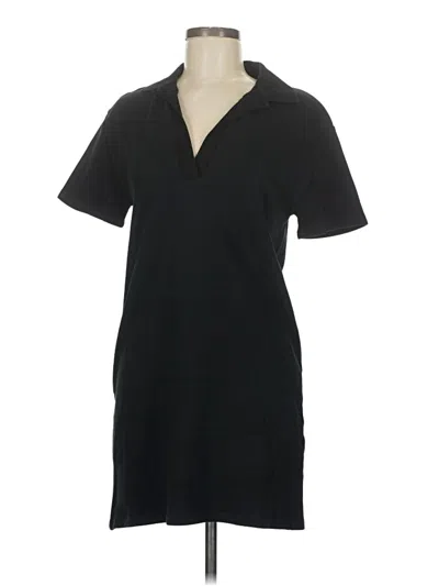 Pre-owned Zara Casual Dress In Black