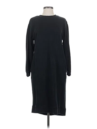 Pre-owned Zara Casual Dress In Black