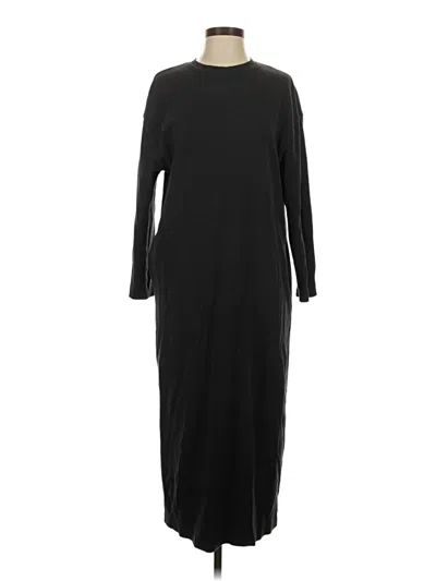 Pre-owned Zara Casual Dress In Black