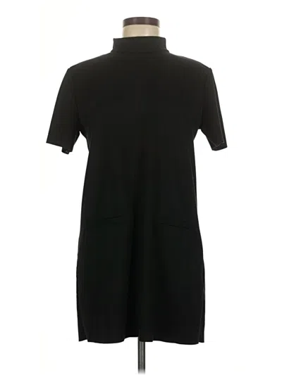 Pre-owned Zara Casual Dress In Black