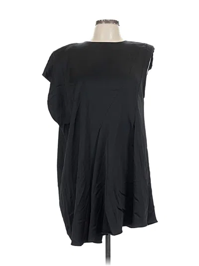 Pre-owned Zara Casual Dress In Black