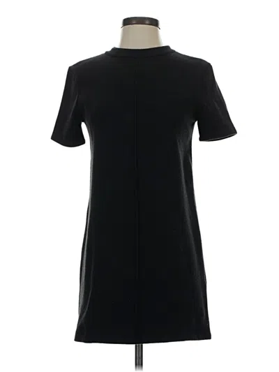 Pre-owned Zara Casual Dress In Black