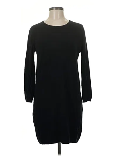 Pre-owned Zara Casual Dress In Black